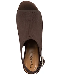 Style & Co Women's Peyyton Slingback Knit Dress Shooties, Exclusively at Macy's