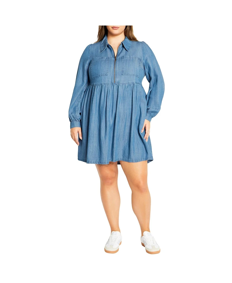 City Chic Plus Brayden Mini Dress