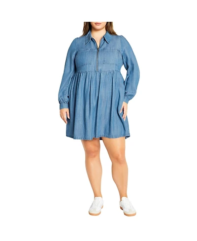 City Chic Plus Brayden Mini Dress