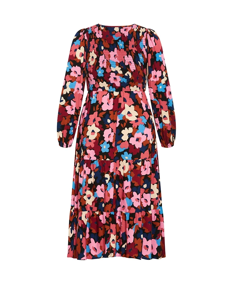 City Chic Plus Jayden Print Dress