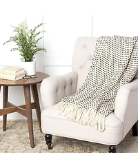 Gray Elba Woven 50" x 60" Throw Blanket