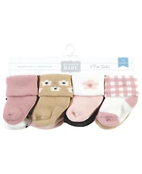 Hudson Baby Boys Cotton Rich Newborn and Terry Socks