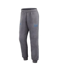 Jordan Men's Heather Gray Ucla Bruins Primetime Club Fleece Jogger Pants