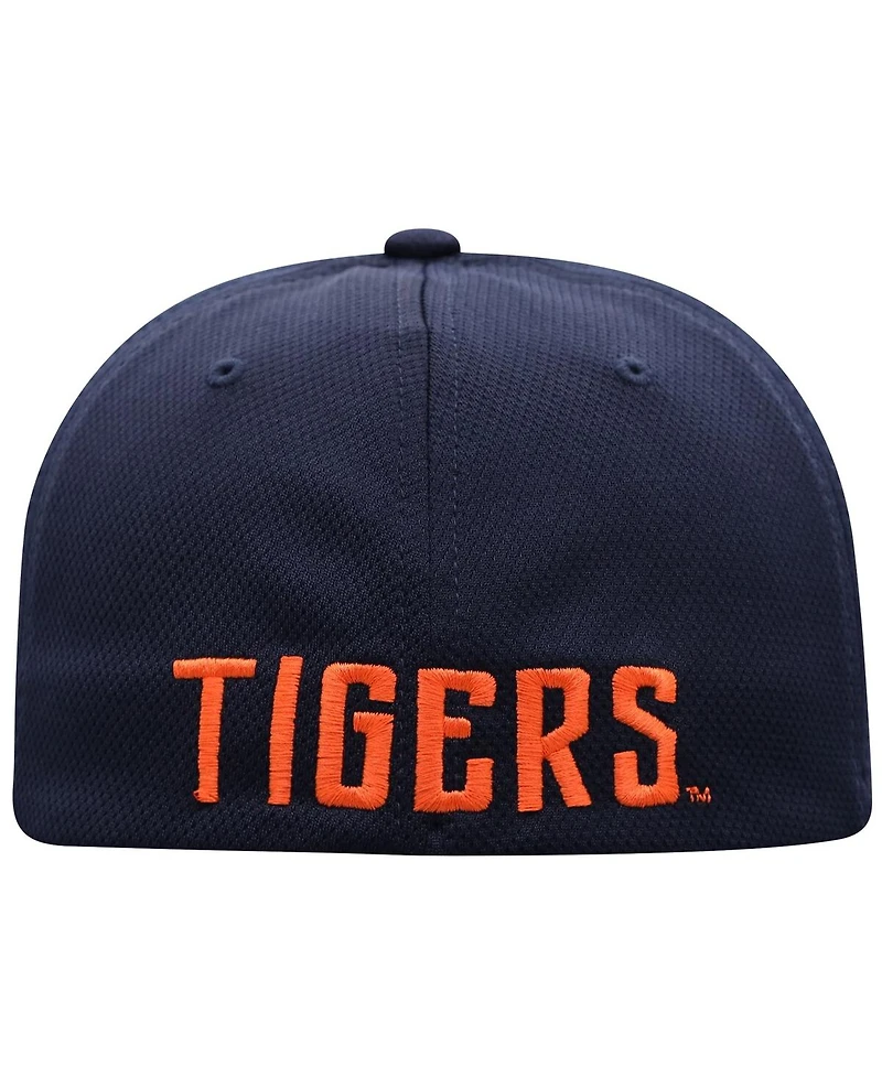 Top of the World Men's Navy Auburn Tigers Reflex 2.0 Flex Fit Hat