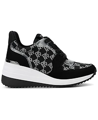 Dkny Women's Kamay Lace-Up Wedge Sneakers