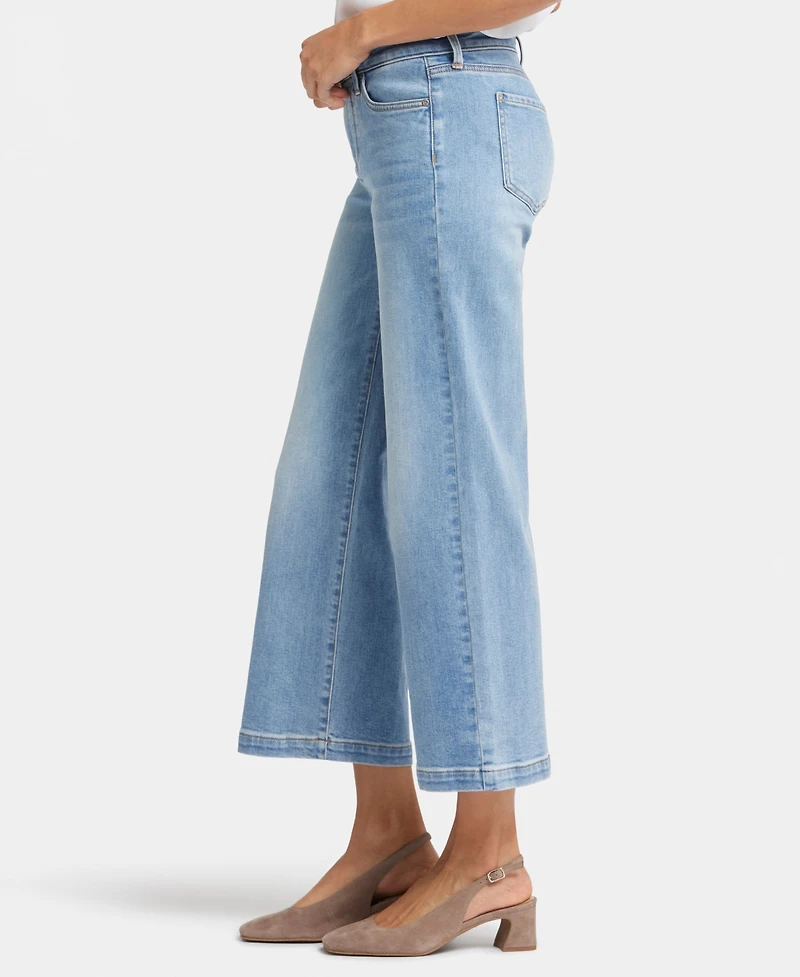 Nydj Women's Teresa Wide Leg Ankle Jeans