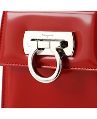 Pre-Owned Salvatore Ferragamo Xs Iconic Top Handle Bag Leather