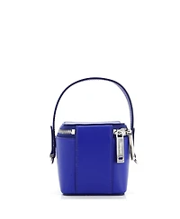 Pre-Owned Salvatore Ferragamo Micro Gancicni Top Handle Vanity Case Leather