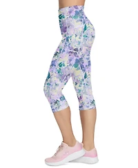 Skechers Women's Go Walk Seascape Floral Capri Leggings