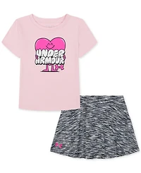 Under Armour Toddler and Little Girls Twist Skort Set