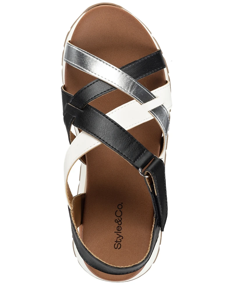 Style & Co Women's Sallyy Wedge Sandals, Exclusively at Macy's