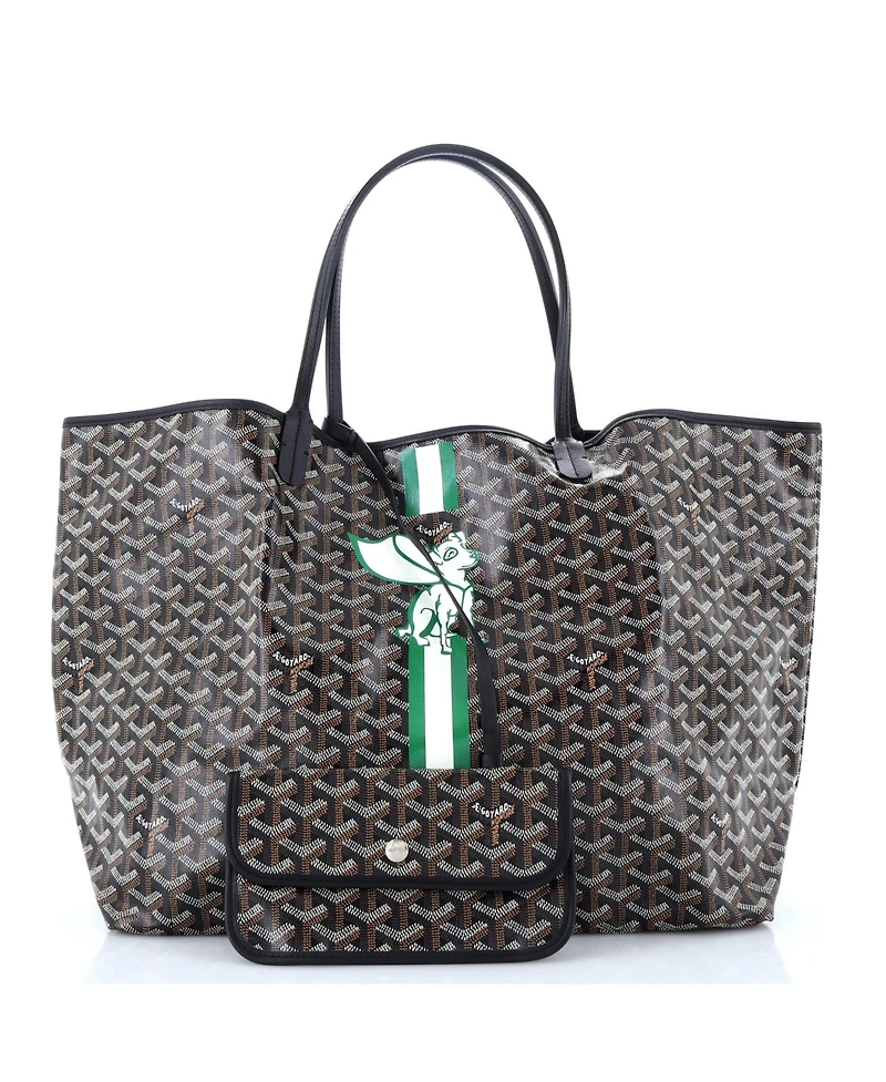Pre-Owned Goyard Gm Saint Louis Tote Printed Coated Canvas