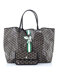 Pre-Owned Goyard Gm Saint Louis Tote Printed Coated Canvas