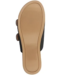 Journee Collection Women's Cosette Double Strap Flat Sandals