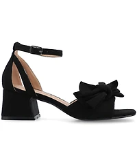 Journee Collection Women's Zevi Block Heel Dress Sandals