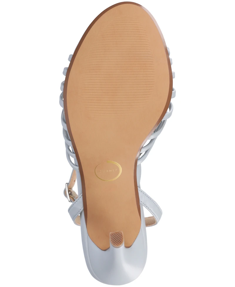 Journee Collection Women's Vanita Stiletto Strappy Dress Sandals