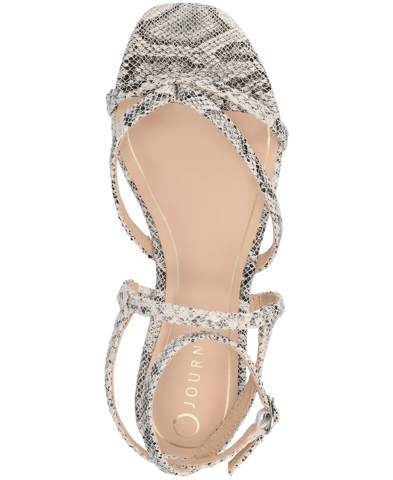 Journee Collection Women's Serissa Strappy Flat Sandals