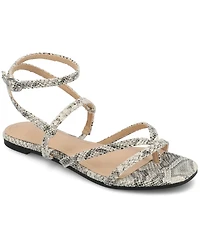 Journee Collection Women's Serissa Strappy Flat Sandals