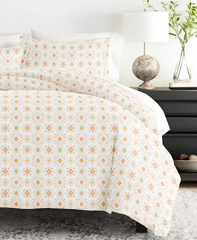Home Collection Premium Ultra Soft Alps Chevron Pattern 3 Piece Duvet Cover Set, Twin/Twin Xl