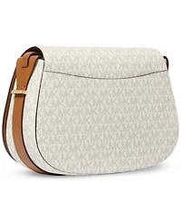 Michael Michael Kors Lydia Small Monogram Flap Messenger