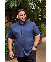 Regent Row Big & Tall commuter shirt short sleeve button down