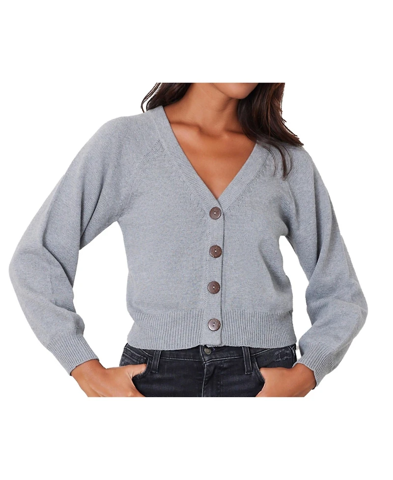 Paneros Clothing Women s Cotton Greta Cardigan Forest Green