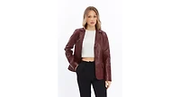 Furniq Uk Women's Genuine Leather Jacket