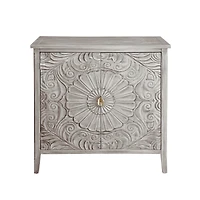 Sideboard Storage Cabinet, Vintage Accent Cabinet with Shelf, 2 Door Buffet Server Console Cabinet for Kitchen Dining Room Living Room Hallway