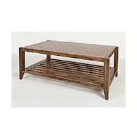 Jofran, 45" Modern Essential Solid Wood Coffee Table, Beacon Street