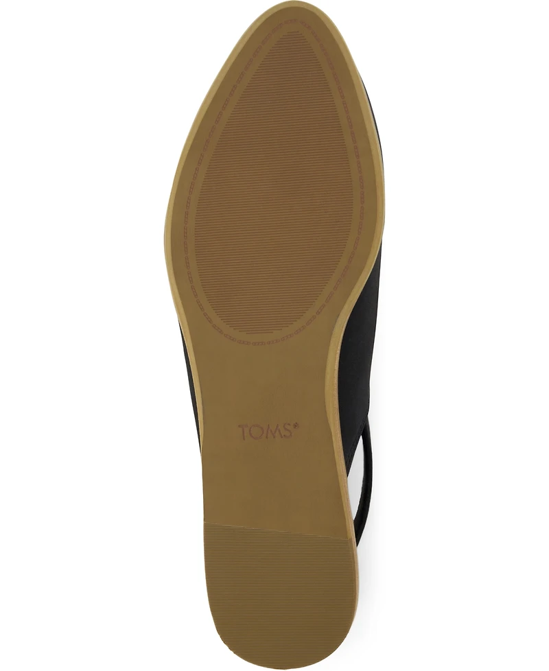 Toms Women's Jade Slingback Pointed Toe Flats
