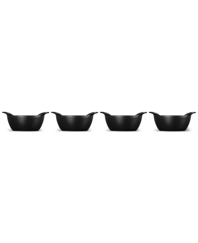 Le Creuset Enameled Cast Iron Mini Round Cocotte, Set of 4
