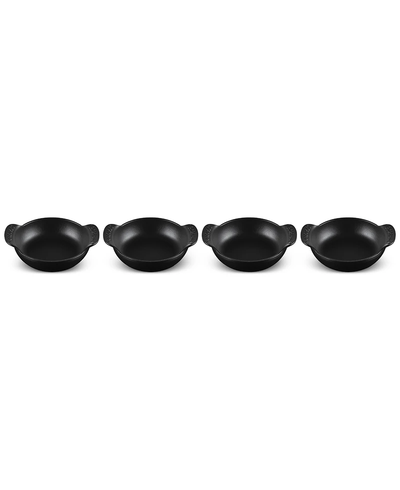 Le Creuset Enameled Cast Iron Mini Round Braiser, Set of 4
