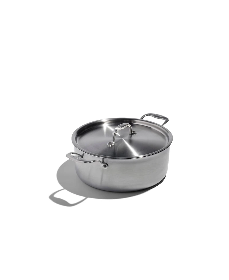 Heritage Steel X Eater 5-Ply Stainless Steel 6-Qt. Rondeau with Lid