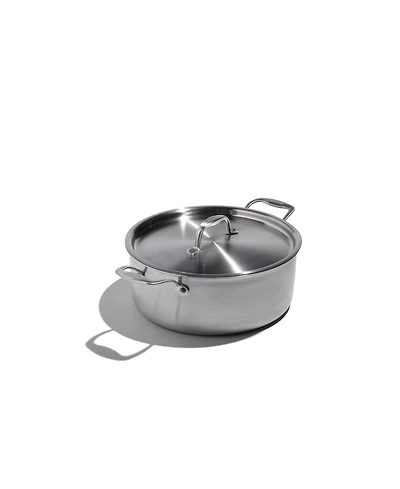 Heritage Steel X Eater 5-Ply Stainless Steel 6-Qt. Rondeau with Lid