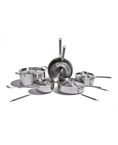 Heritage Steel X Eater 5-Ply Stainless Steel 10-Piece Cookware Set