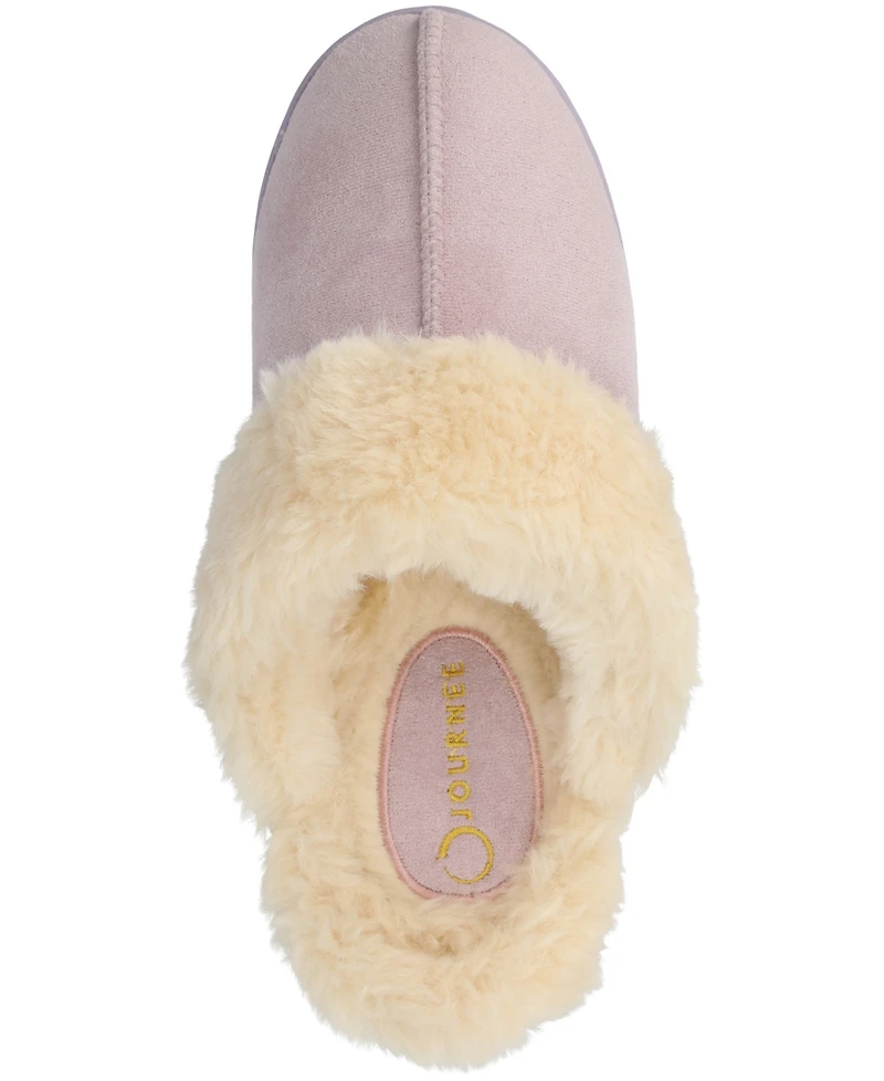 Journee Collection Women's Kalli Round Toe Slippers