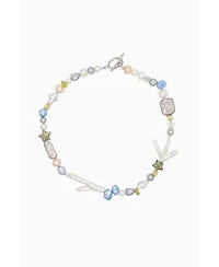 Irregular Shape Multicolor Pearl Necklace 15