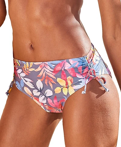 Lascana Women's Tropical Mid Rise Bikini Swimsuit Bottom