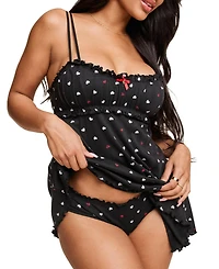 Adore Me Women's Ophylia Babydoll & Hipster Set