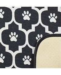 Bone Dry Pet Mat Lattice Paw Print