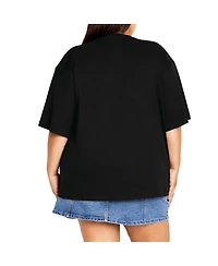 Plus Size Oversized Angels Tee