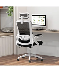 Adjustable Swivel Task Chair Ergonomic Office Chair with Adjustable Lumbar Support for Comfort and Productivity