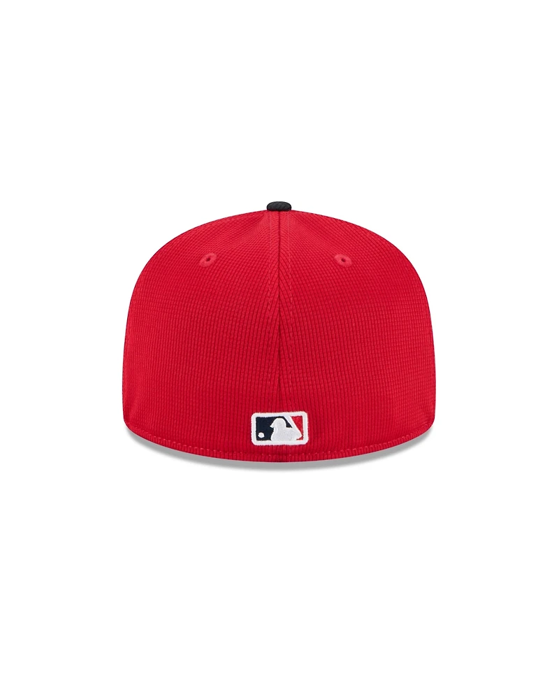 New Era Men's Red Atlanta Braves 2025 Spring Training 59FIFTY Fitted Hat