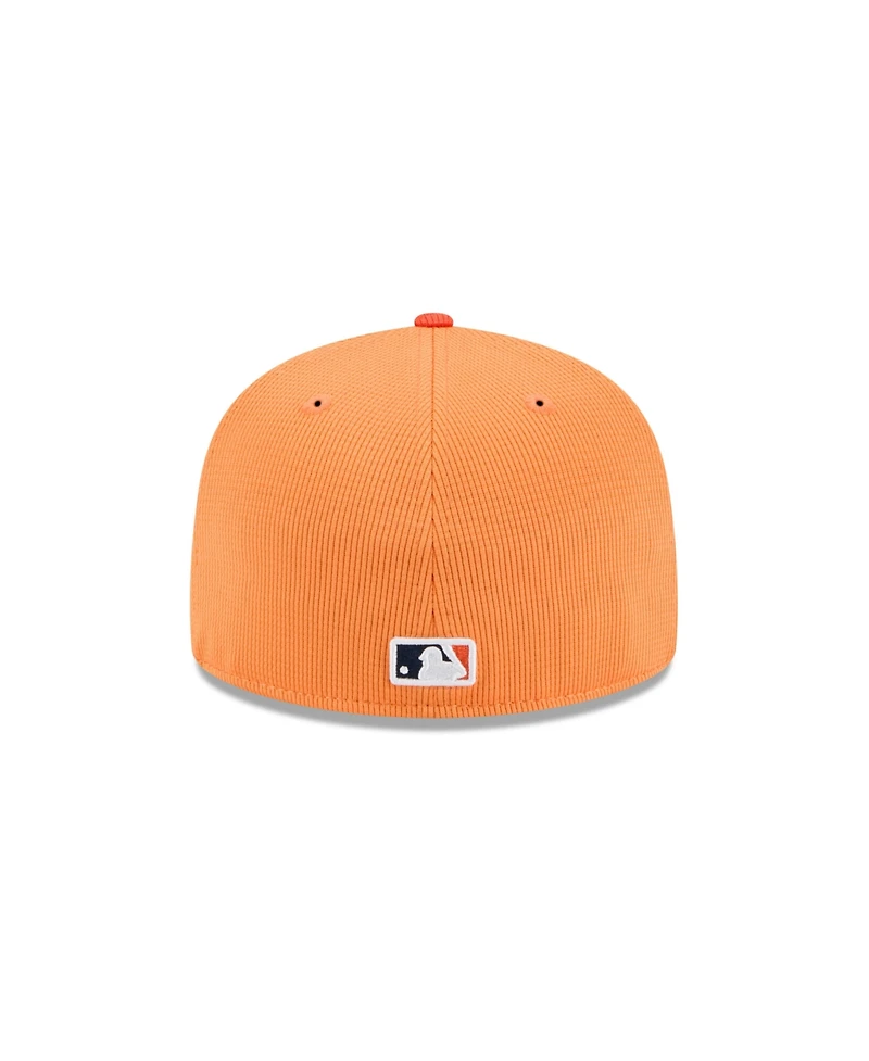 New Era Men's Orange Houston Astros 2025 Spring Training 59FIFTY Fitted Hat