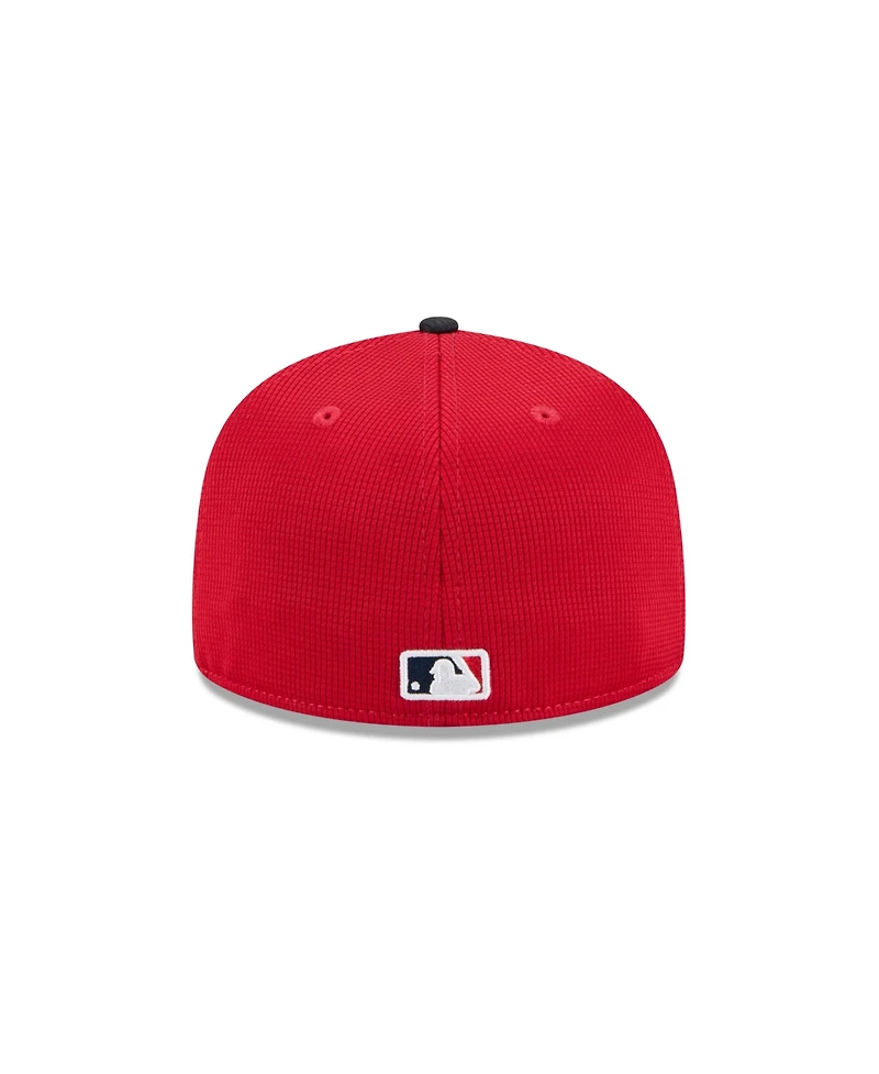 New Era Men's Red Minnesota Twins 2025 Spring Training 59FIFTY Fitted Hat