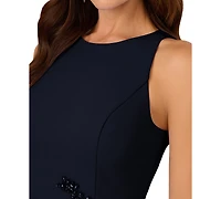 Adrianna Papell Women's Cascading-Ruffle Crepe Gown