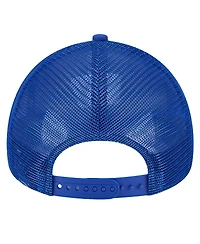 New Era Men's Royal/Red Philadelphia 76ers Tip Off A-Frame Trucker 9FORTY Adjustable Hat