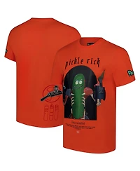 Freeze Max Men's Orange Rick And Morty Pickle Rick T-Shirt