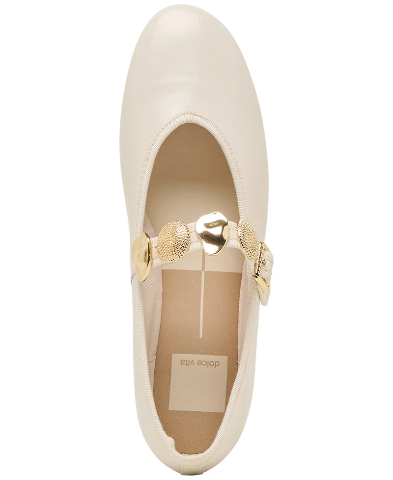 Dolce Vita Women's Relan Embellished Mary Jane Flats