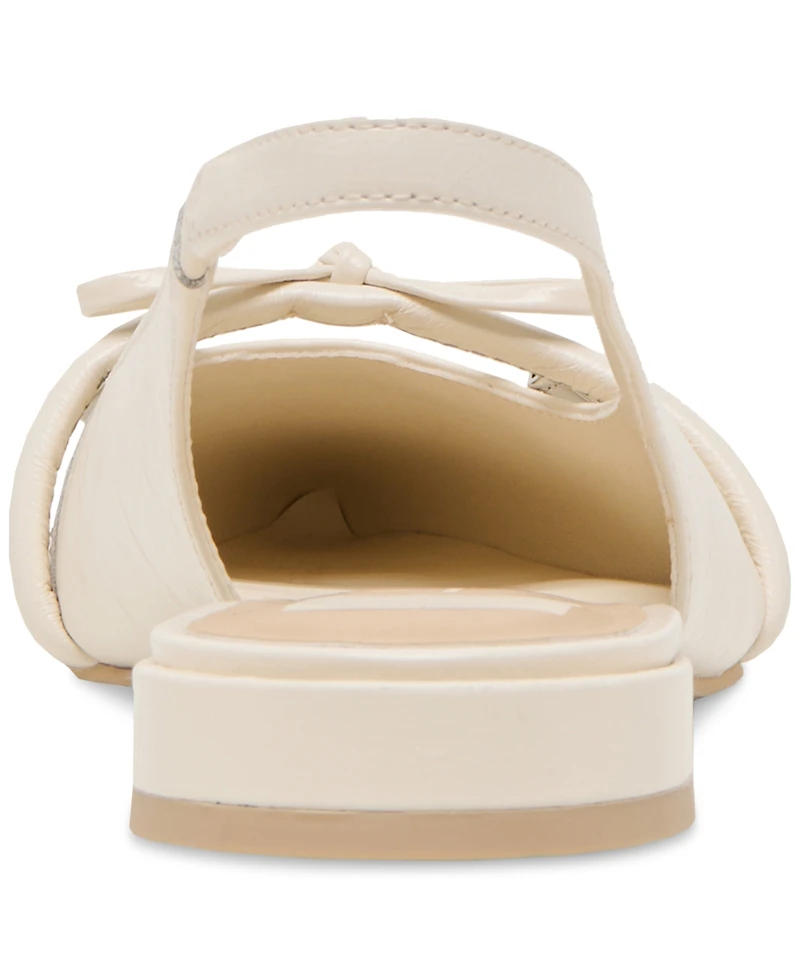 Dolce Vita Women's Payge Bow Pointed-Toe Slingback Flats